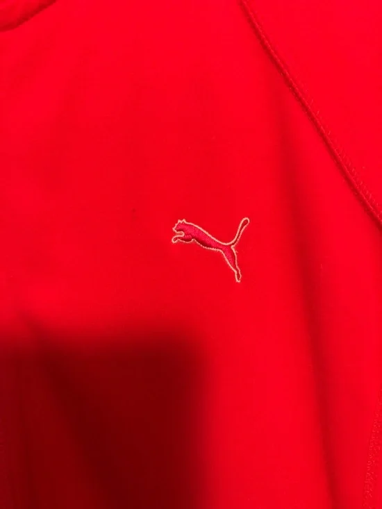 Puma Red Full-Zip Track Jacket - Picture 2 of 10